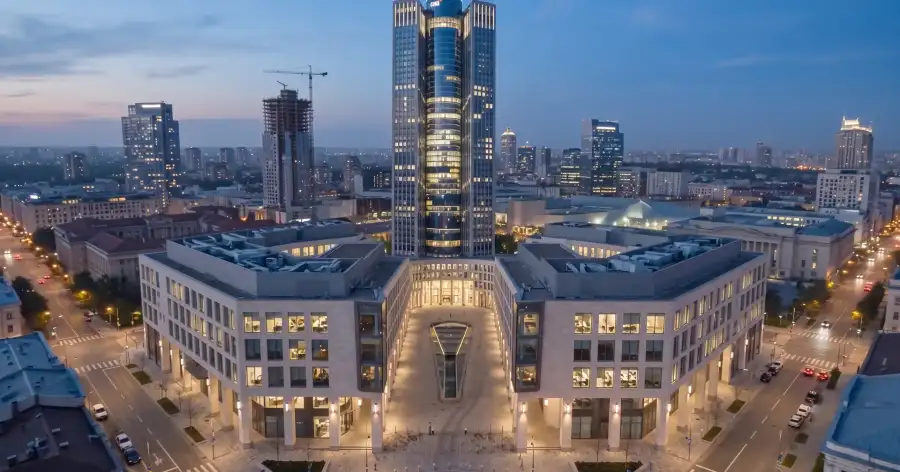 Luftaufnahme Frankfurter Innenstadt