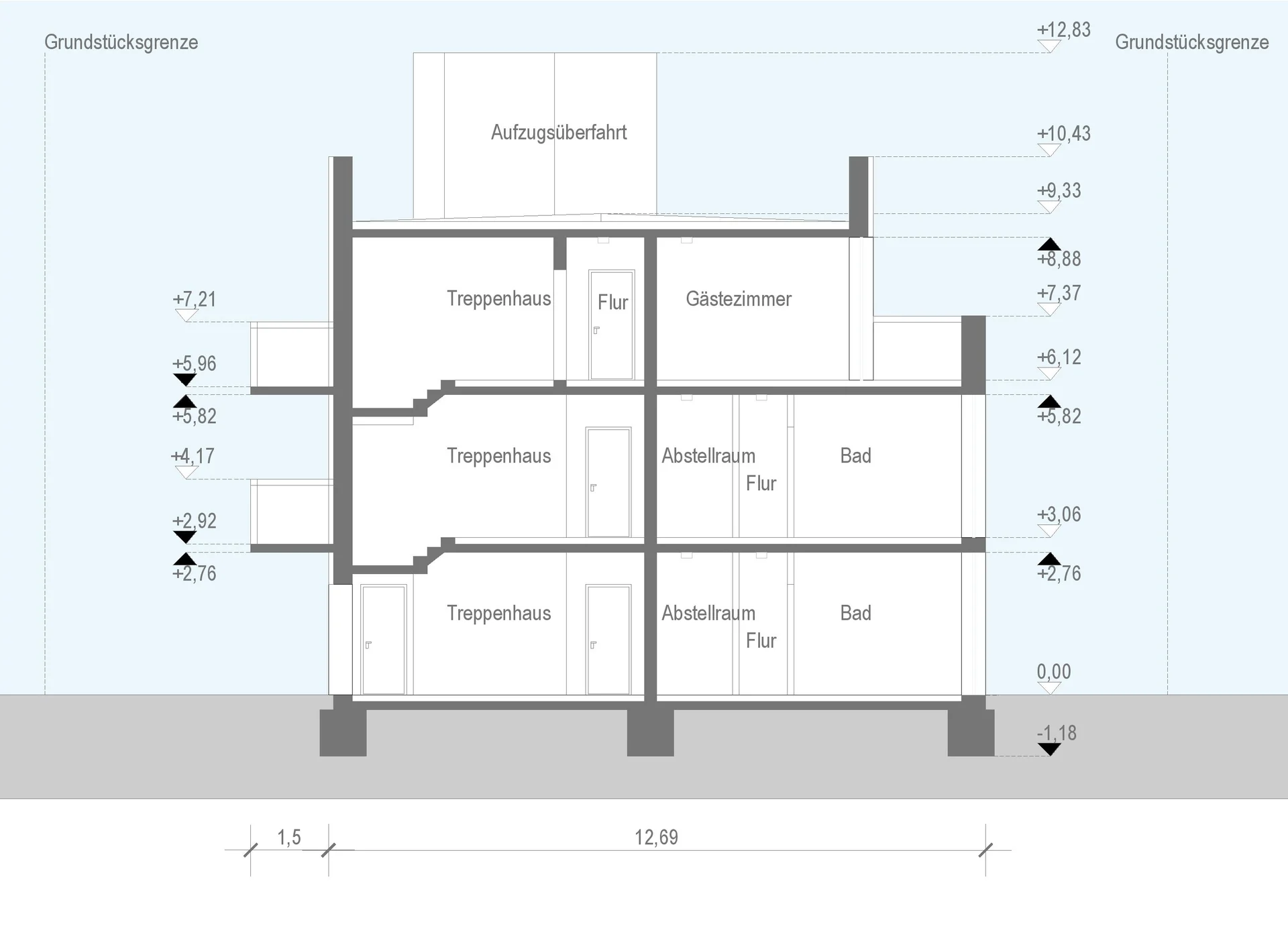 Bauplan Mehrfamilienhaus Dornburg 3